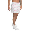 WTees Pink Flamingos Athletic Shorts White