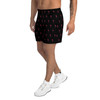 WTees Pink Flamingos Athletic Shorts Black