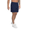WTees Pink Flamingos Athletic Shorts Navy