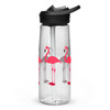 WTees Pink Flamingos Sports Water Bottle