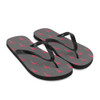 WTees Pink Flamingos Flip-Flops Grey