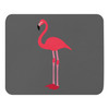 WTees Pink Flamingo Mouse Pad Grey