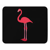 WTees Pink Flamingo Mouse Pad Black
