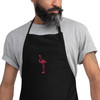 WTees Pink Flamingo Embroidered Apron