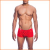 MOB Eroticwear Lace Boxer Trunk Rose