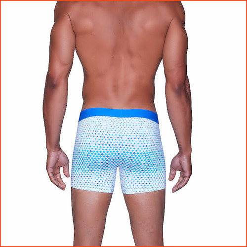 Wood Blue Diamond Boxer Brief Great Fit