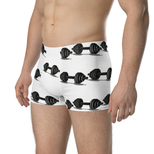 WTees GYM Trunk Boxer Briefs White