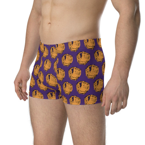 WTees Catcher Trunk Boxer Briefs Purple
