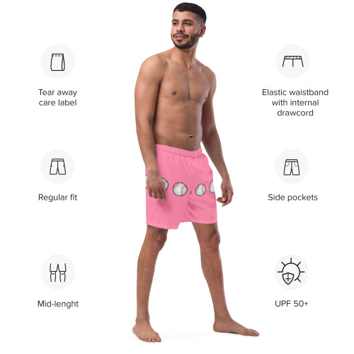 WTees Pithcer Swim Trunk Pink