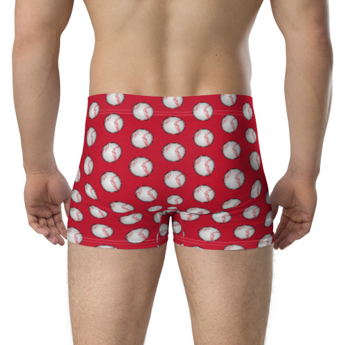 WTees Pitcher Trunk Boxer Briefs Red