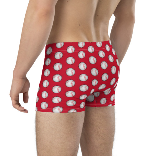 WTees Pitcher Trunk Boxer Briefs Red