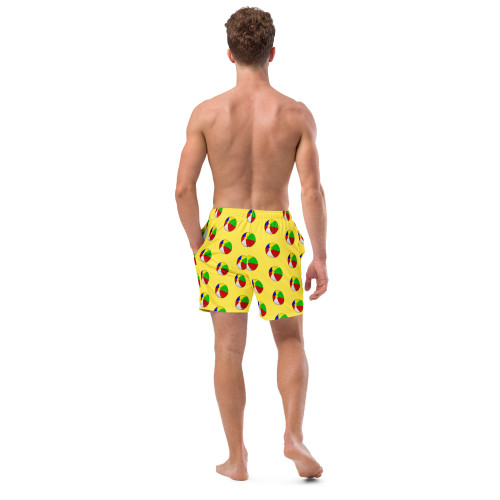 WTees Beach Balls! Swim Trunks Yellow