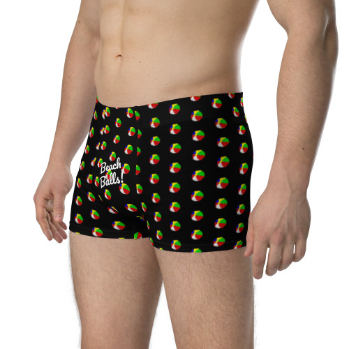 WTees Beach Balls! Boxer Briefs Black