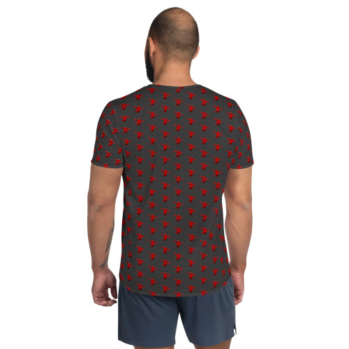 WTees Louis V'Lobster Athletic T-Shirt Gris