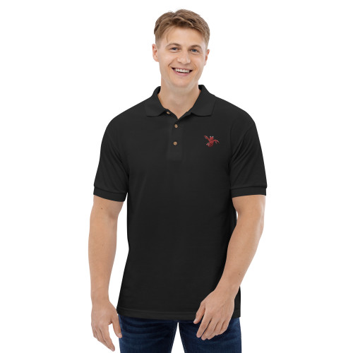 WTees Louis V'Lobster Embroidered Polo Shirt