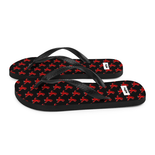 WTees Louis V'Lobster Flip-Flops Noir