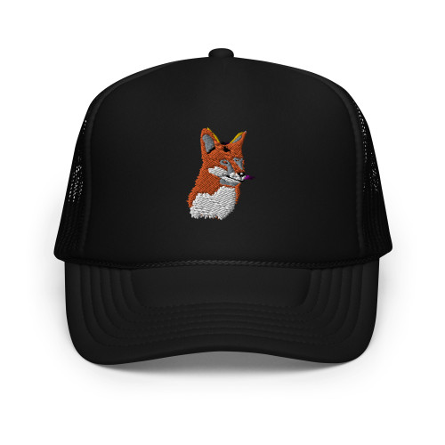 WTees Lions n Tigers n Bears, Oh My! Fox Trucker Hat