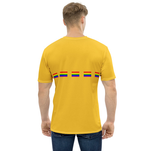 WTees Rainbow Flags T-Shirt Yellow