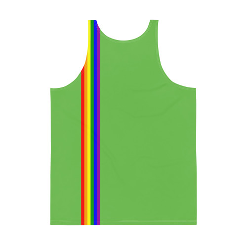 WTees Rainbow Stripe Tank Top Green