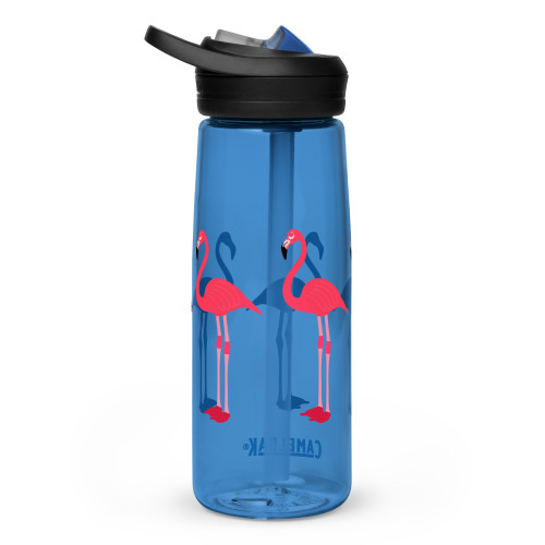 WTees Pink Flamingos Sports Water Bottle