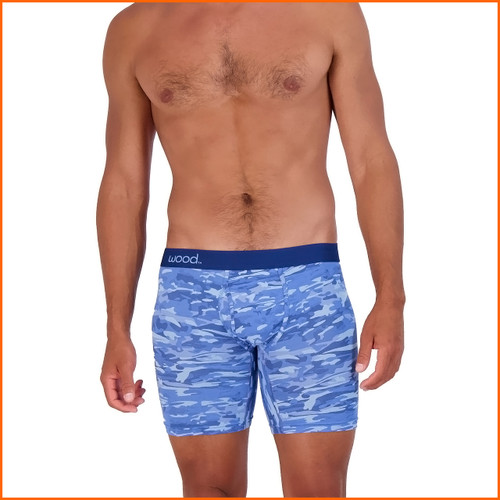 Wood Biker Brief w/Fly Blue Steel Rings