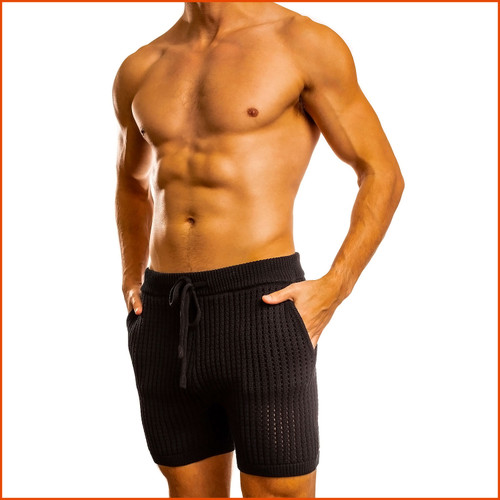 Jack Adams Roddy Crochet Knit Short (w/Pockets)