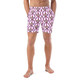 WTees Flower Power Peace Sign Swim Trunks Selago