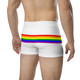 WTees Rainbow Stripe Trunk Boxer Brief White