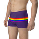 WTees Rainbow Stripe Trunk Boxer Briefs Purple