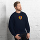 WTees Rainbow Heart Sweatshirt