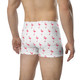 WTees Pink Flamingo Boxer Briefs White