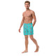 WTees Pink Flamingos Swim Trunks Turquoise