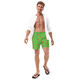 WTees Pink Flamingos Swim Trunks Green