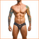 Justin + Simon Mesh Cheek Brief