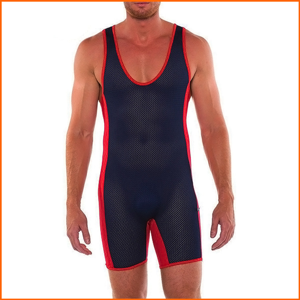 Men's Mesh Singlet | American Jock Action Mesh Singlet | WhiteyTighties.com