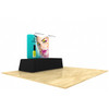 Wave Tube Display 6' Curved Table Top with Graphic