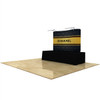 Wave Tube Display 8' Curved Table Top with Graphic 2-sides Right Wave Tube Display 8' Curved Table Top with Graphic 2-sides Right