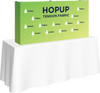 5ft x 2.5ft Table Top Hopup™ Display (Graphic Package)