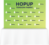 7.5ft x 5ft Table Top Hopup™ Display (Graphic Package)