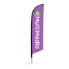 7ft. Falcon Flag - X-Base Single-Sided Graphic Package