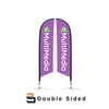7ft. Falcon Flag Double-Sided with X-Base (Graphic Package)