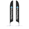 17ft Falcon Outdoor Flag - Double Sided Kit with X-Base
