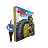 10 x 10 ft. RPL Fabric Pop Up Display Straight (Graphic Package)