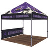 10ft Half Wall Aluminum Rail w/ Double Sided Graphic - GLM Select