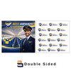 8Ft EZ Flight Double-Sided (Graphic Package)