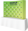 Curved 7ft x 5ft Table Top Hopup™ Display (Graphic Package) Curved 7ft x 5ft Table Top Hopup™ Display (Graphic Package)