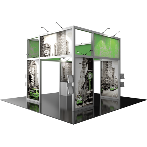 Hybrid Pro Modular 20x20 Island Kit 18 | GLM Displays