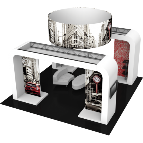 Hybrid Pro Modular Island 20x20 Kit 20 - GLM Displays LLC