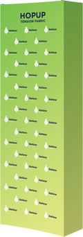 2ft x 8ft Hopup™ Back Wall Display (Graphic Package)