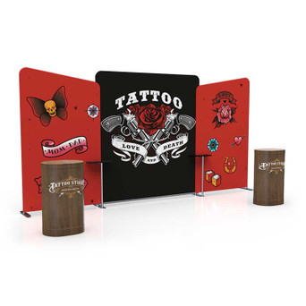 Wave Tube Modular 20' Booth Kit B4D2B4 Wave Tube Modular 20' Booth Kit B4D2B4